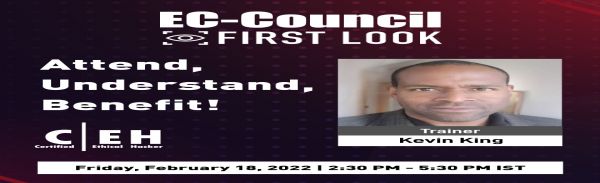 Attend this 3-hour First Look at the EC-Council’s Certified Ethical Hacker (CEH V11)